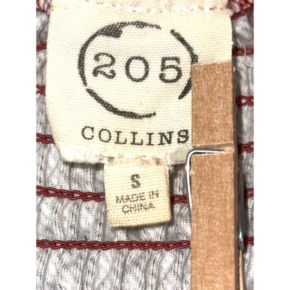 205 Collins Red Plaid Smocked Off Shoulder Flare Mini Dress Cottagecore Westernn - Picture 9 of 12